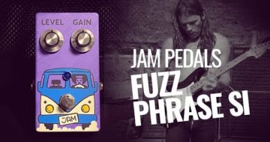 David Gilmour's classic FUZZ tones! Jam Pedals Fuzz Phrase SI