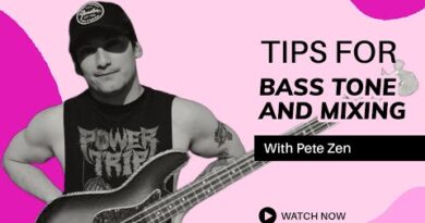 Dialing in a BASS TONE for POP PUNK and ROCK (MIXING)