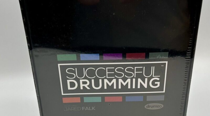 Drumeo Jared Successful Drumming Faulk 10 DVD Drum Lessons Factory Sealed