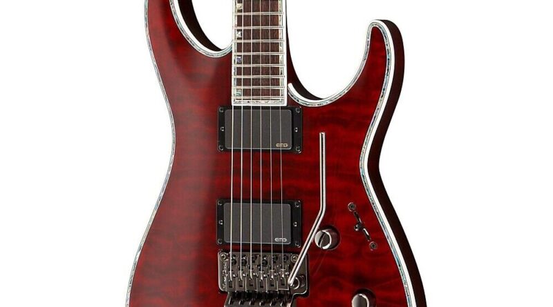 ESP LTD Deluxe MH-1000 Guitar with EMGs See-Thru Black Cherry Refurbished