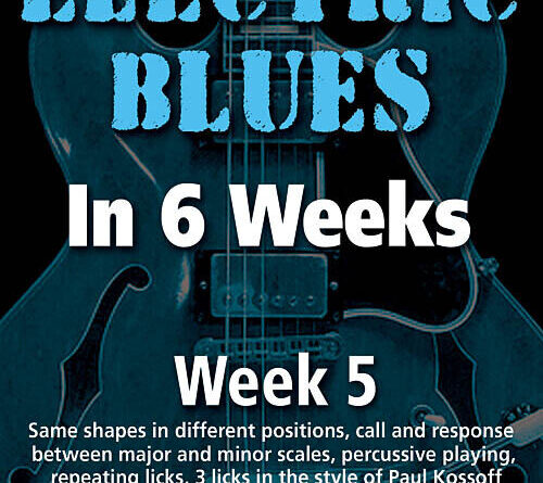 Electric Blues in 6 Weeks Guitar Lessons Week 5 Learn How to Play Video DVD