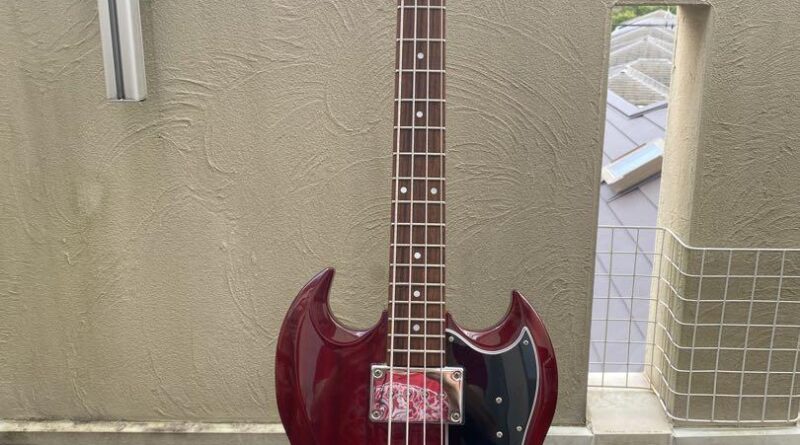 Epiphone SG Bass EB-3 Cherry 2000 Electric Bass Guitar W/Gig Bag Made in Japan