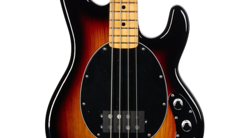 Ernie Ball Music Man Retro 70’s Stingray Electric Bass Guitar - Vintage Sunburst