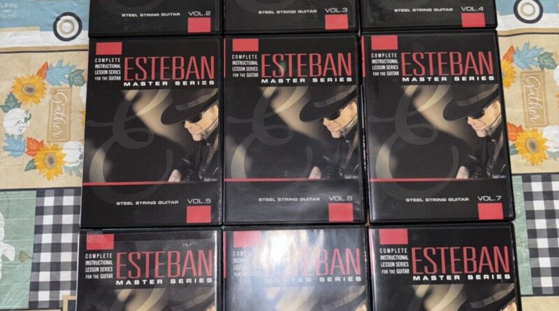 Esteban Complete Instructional Master Series 2-10 DVD’s For Steel String Guitar