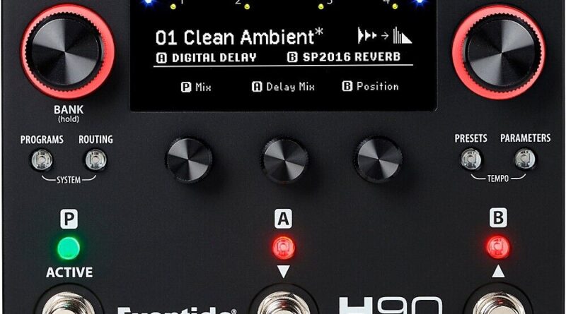 Eventide H90 Harmonizer Guitar Multi-Effects Pedal Limited Edition Dark