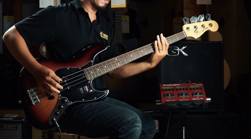 [FENDER AMERICAN PERFORMER JAZZ BASS] on Metal riff mode...