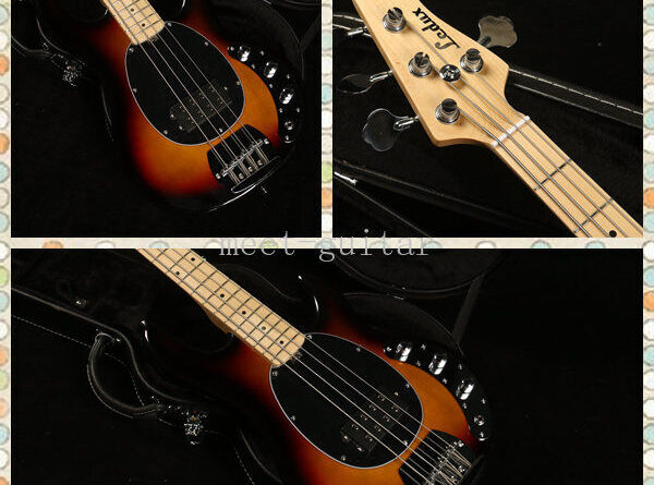 Factory Modern Stingray Electric Bass Guitar Solid Body Maple Fretboard Sunburst