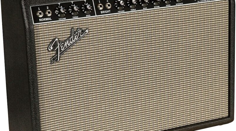 Fender '64 Custom Deluxe Reverb 20W 1x12 Tube Guitar Combo Amp Blk 1978199746 RF