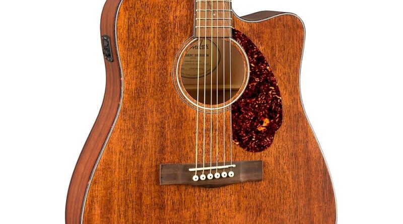 Fender CD-60SCE All-Mahogany Limited Edition Acoustic-Electric Guitar Satin