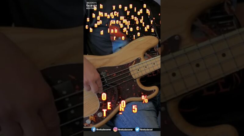 Fender FSR 70s Precision Bass Fingerstyle Demo #shorts #fenderbass #fenderprecisionbass