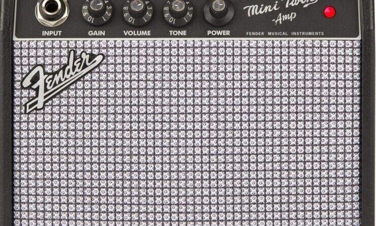 Fender Mini '65 Twin Amp Portable Battery Powered Guitar Amplifier (0234812000)