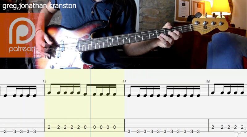 Goo Goo Dolls - Iris BASS COVER + PLAY ALONG TAB + SCORE