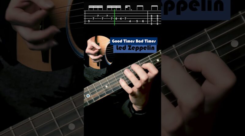 Good Times Bad Times - Led Zeppelin | TABS Tutorial - Dr. Guitar