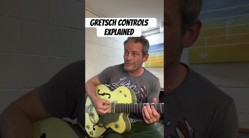 Gretsch controls explained quick style! #guitar #gretsch #rockabilly #blues #lesson #gretschguitar