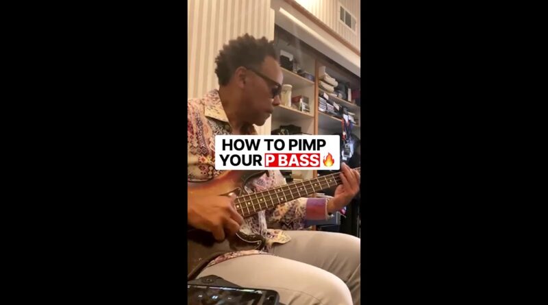 HOW TO PIMP YOUR P BASS ✨