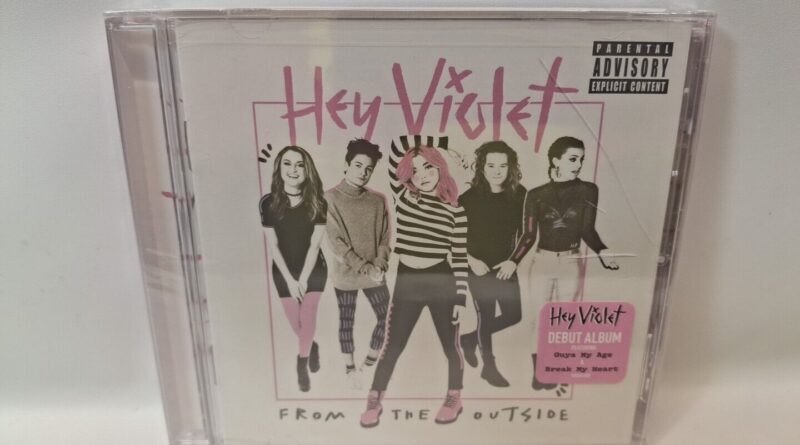 Hey Violet From The Outside CD (2017) - 12 Tracks - New Crack On Front Case