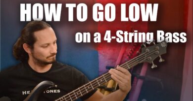 How to Go Low on a 4-string Bass