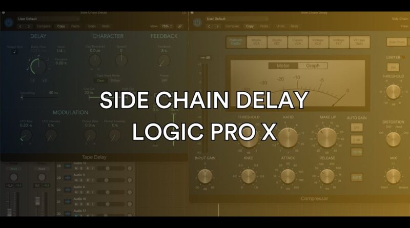 How to Side Chain Vocal Delay in Logic Pro | Step by Step Guide