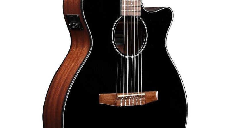 Ibanez AEG50N Acoustic-Electric Classical Guitar Gloss Black