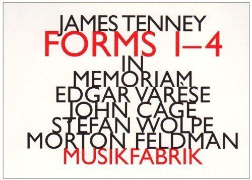 JAMES TENNEY - Forms 1-4 - CD - Import - **BRAND NEW/STILL SEALED**