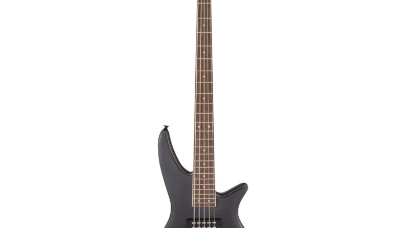 Jackson X Series Spectra Bass SBX V 5 String Electric Guitar Metallic Black