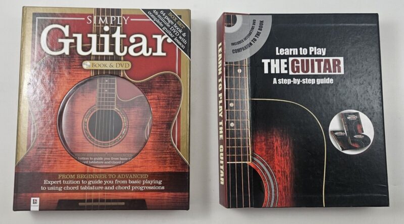 LOT of Learn to Play Guitar Book & DVD & Simply Guitar Book & DVD Excellent Cond