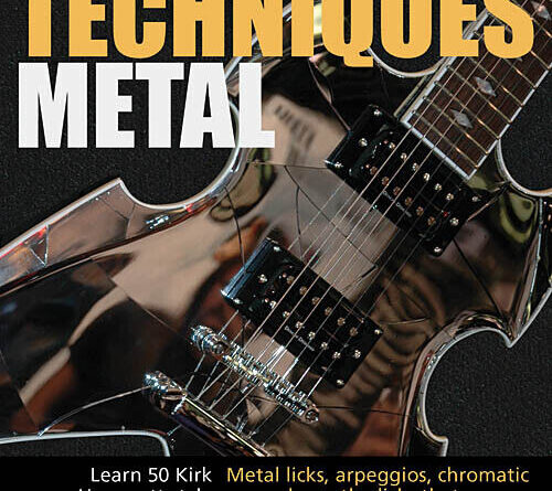 Learn Guitar Techniques Metal Kirk Hammett Style How to Play Rock Video DVD