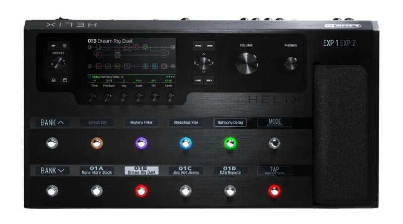 Line 6 Helix - Tour Grade Guitar Multi-Effects Floor Processor