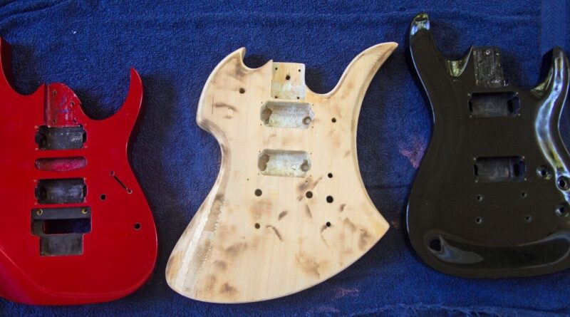 Lot of 3 Guitar Bodies Ibanez/BC Rich/LTD Parts