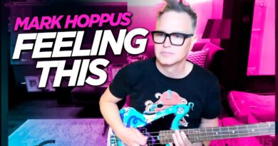 Mark Hoppus performs Feeling This (blink-182) - NEW BASS!