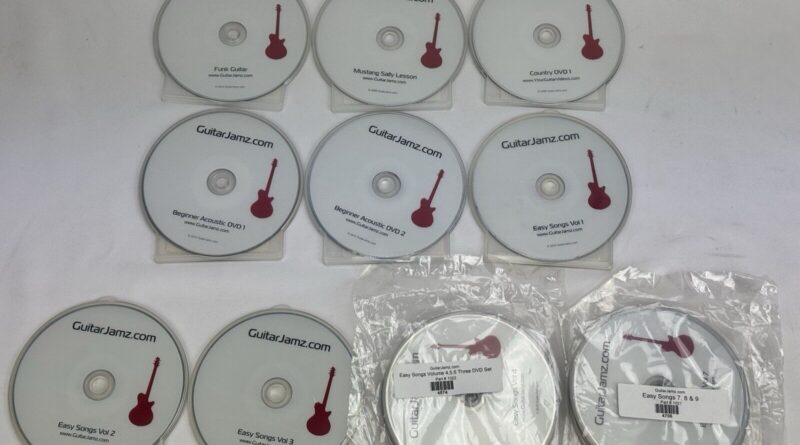 Marty Schwartz - Guitar Jamz - Lot of 14 Disc DVD Set Lessons