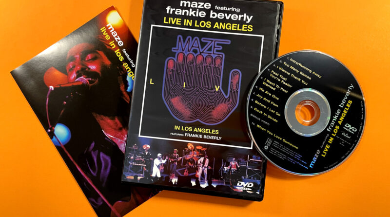 Maze Live in Los Angeles DVD w/Insert Frankie Beverly In Concert Nice