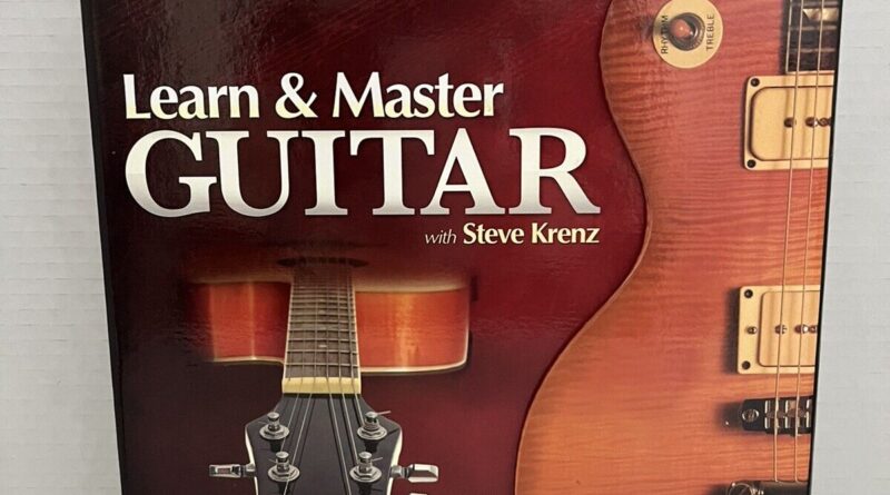 NEW Learn & Master Guitar Lessons Set  Steve Krenz  25 DVD's + 5 CD Jams + Book