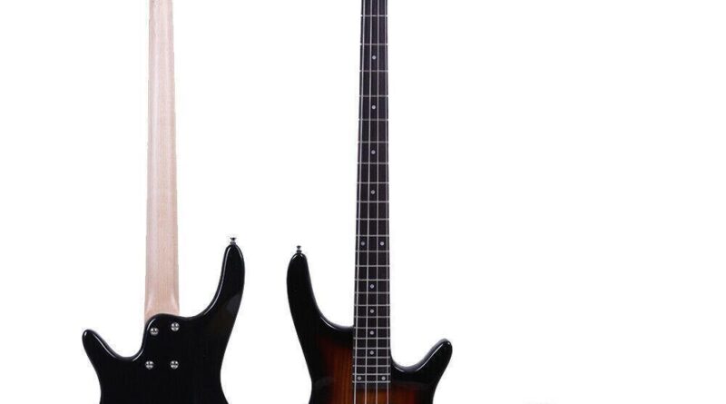 New Sunset 4 Strings Electric IB Bass Guitar School Band Basswood