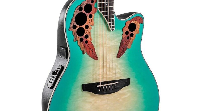 Ovation CE44X-9B-G Celebrity Elite Plus Mid-Depth A/E Guitar Mintburst