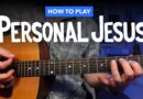 Personal Jesus • Johnny Cash / Depeche Mode Guitar Lesson (Beginner AND Advanced, with tabs!)