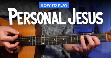 Personal Jesus • Johnny Cash / Depeche Mode Guitar Lesson (Beginner AND Advanced, with tabs!)