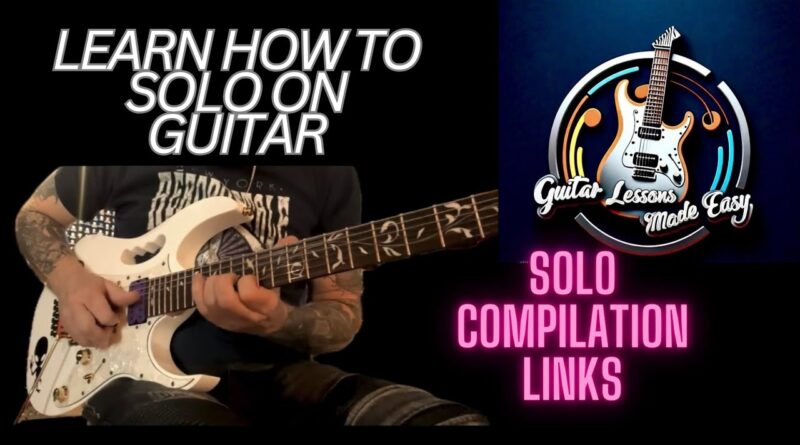 Plays a Solo Compilation Level 1 Intermediate Guitar Lessons for Adults#guitarlesson