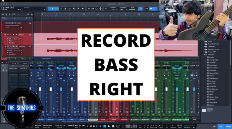 Recording EXCELLENT BASS Right At Home In 3 Simple Steps