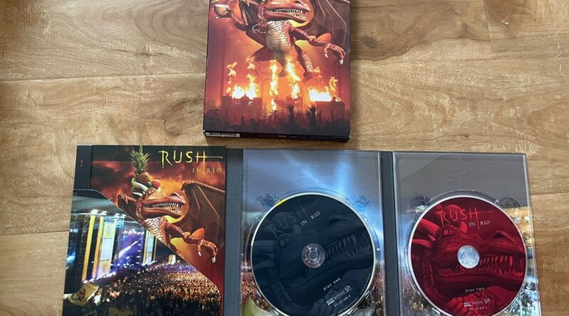 Rush In Rio 2 Disc Set DVD 2003 Live Concert Prog Metal Rock Geddy Lee