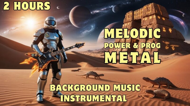 Sand Planet Melodies: 2 Hours of Best Melodic Metal | Instrumental