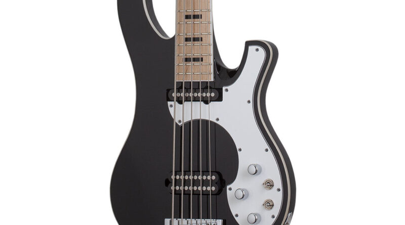 Schecter Stargazer-5 5-String Bass Guitar - Gloss Black