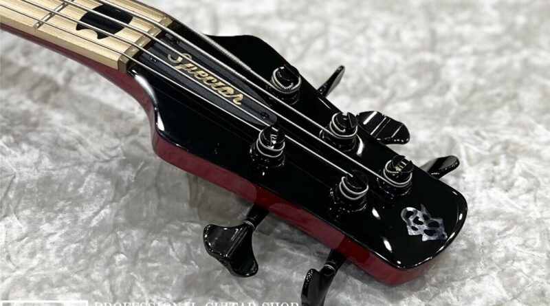 Spector Euro 5 LX PW Black Cherry Gloss 5 strings Bass Guitar Japan Used