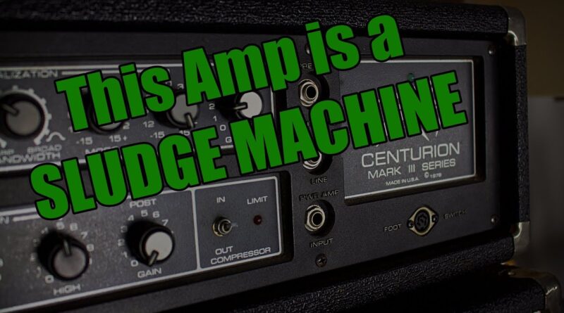 THIS AMP IS A SLUDGE MACHINE! - The Amp Museum #1: Peavey Centurion Mark III Full Review