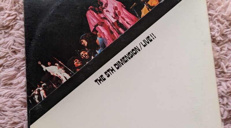 The 5th Dimension "Live" original Gatefold Double LP 1971, Vinyl Record