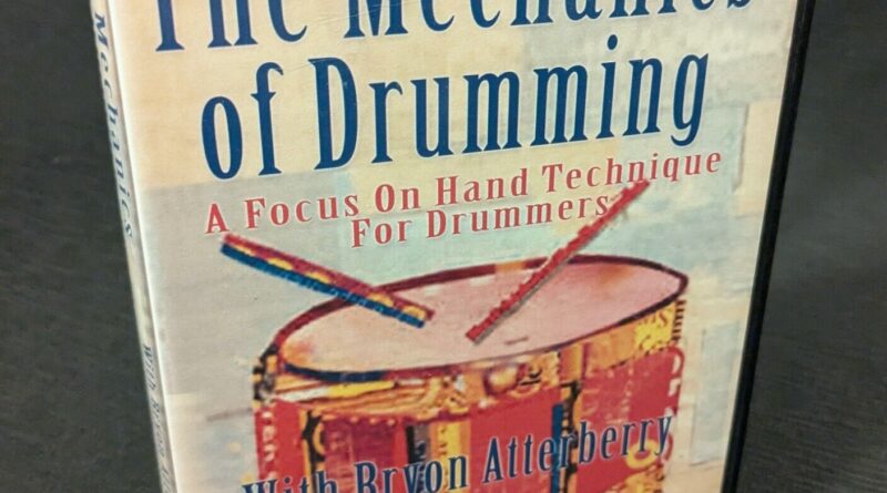 The Mechanics of Drumming DVD-R Bryon Atterberry Focus On Hand Technique Drummer