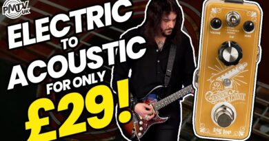 Transform Your Electric Guitar Into An Acoustic With Big Top’s Airborne Acoustic Simulator!