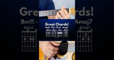 Try this great sounding chord progression with a cool vibe! Grab your guitar and play along!