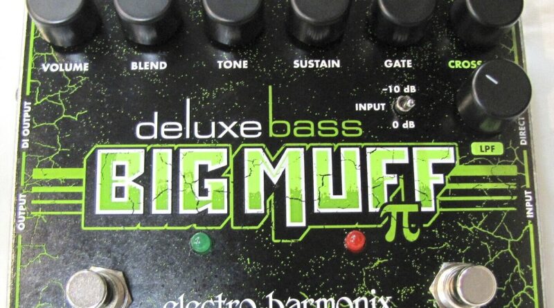 Used Electro-Harmonix EHX Deluxe Bass Big Muff Pi Fuzz Guitar Effects Pedal