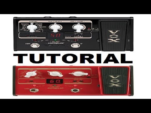 Vox Stomplab Tutorial: Guitar and Bass versions